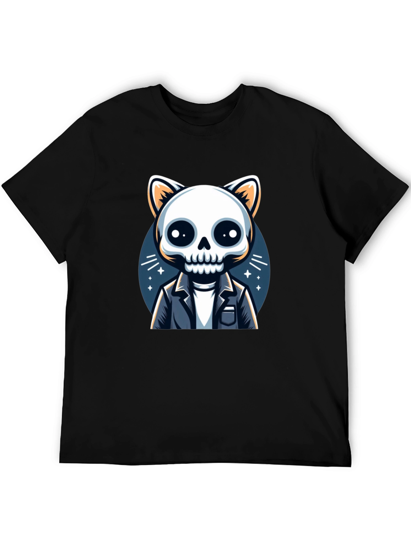 Cat Skeleton T-Shirt - Unique & Spooky Style