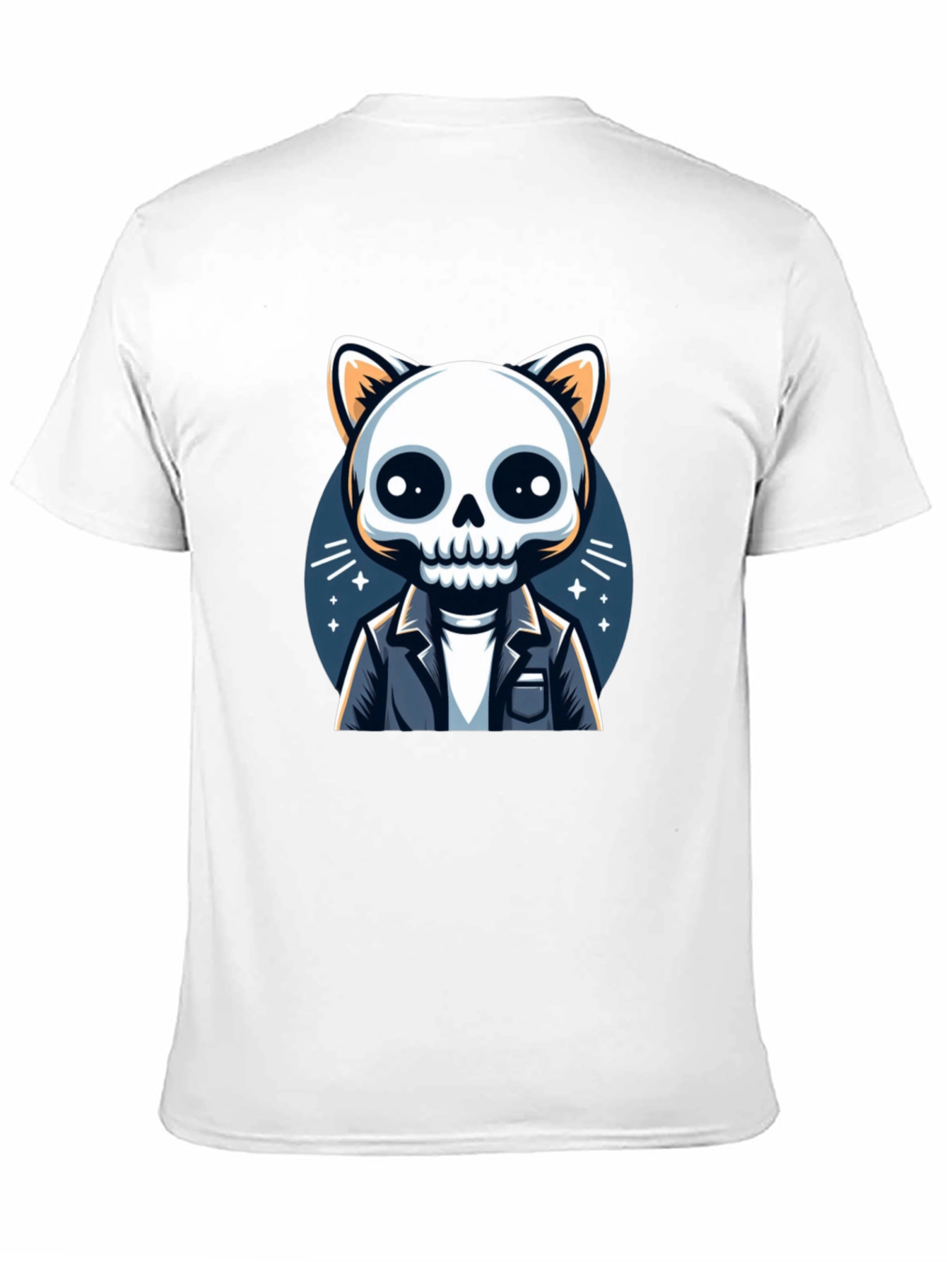 Cat Skeleton T-Shirt - Unique & Spooky Style