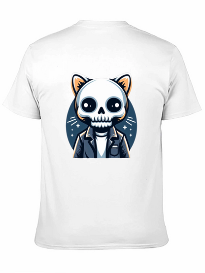Cat Skeleton T-Shirt - Unique & Spooky Style