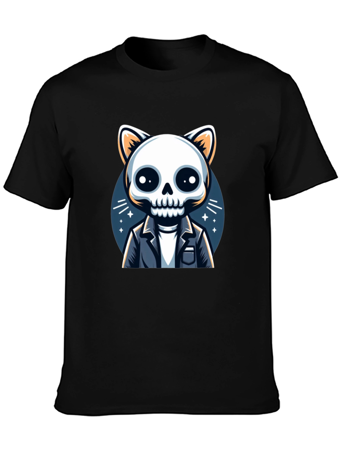 Cat Skeleton T-Shirt - Unique & Spooky Style