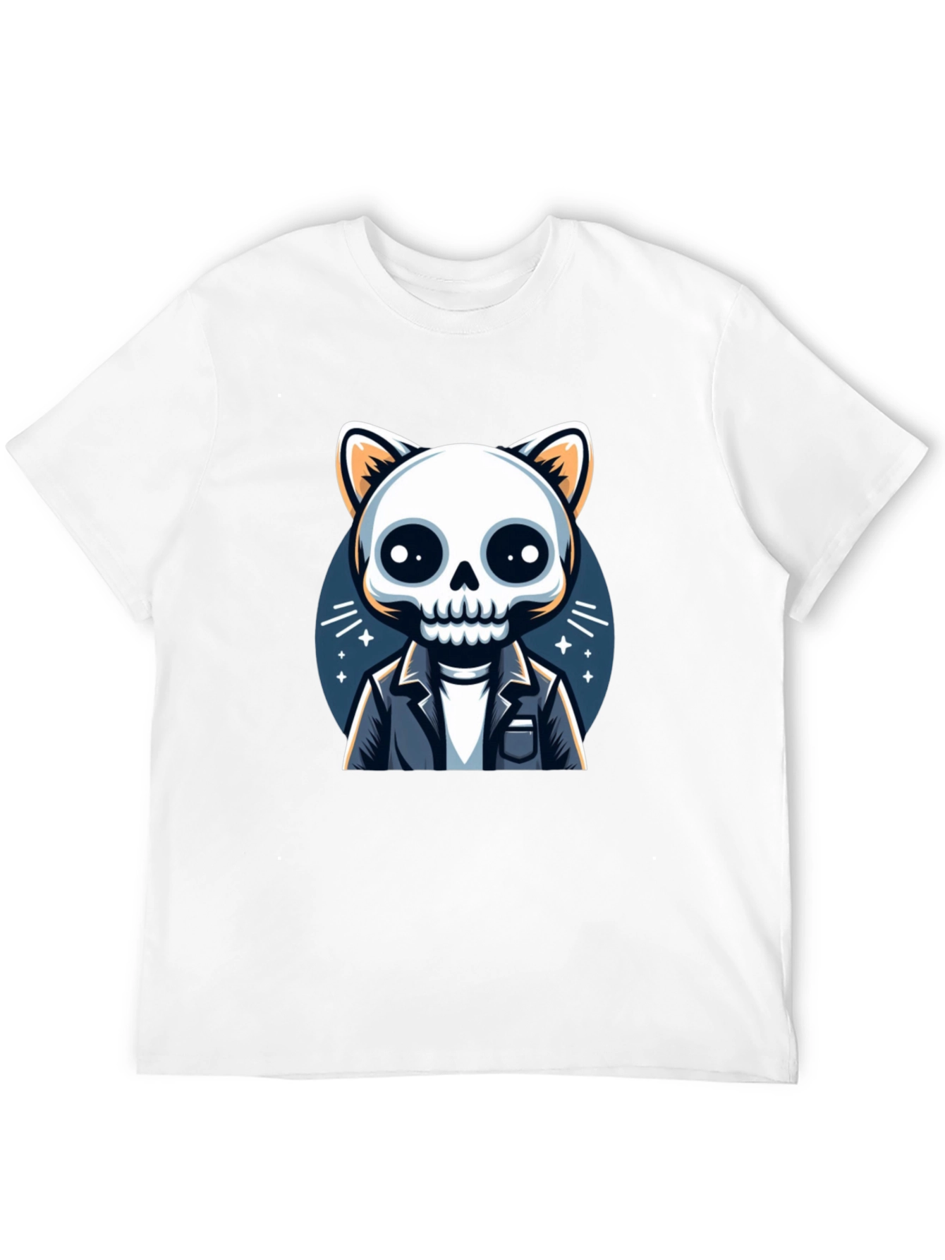 Cat Skeleton T-Shirt - Unique & Spooky Style