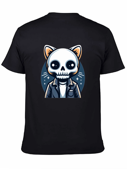 Cat Skeleton T-Shirt - Unique & Spooky Style
