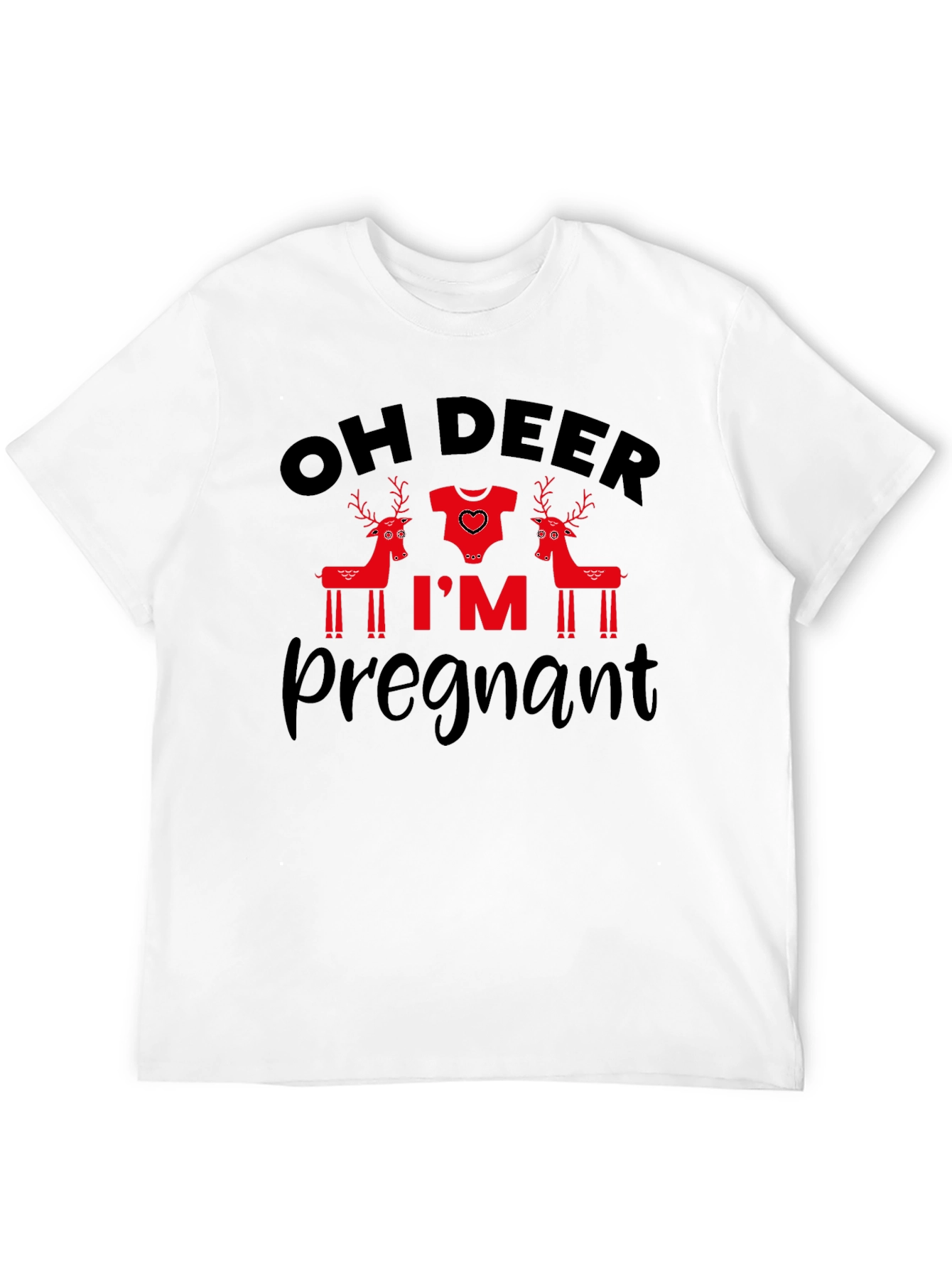 Oh Deer Im Pregnant T-Shirt