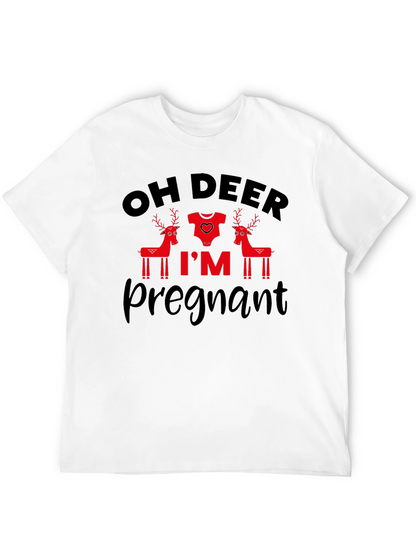 Oh Deer Im Pregnant T-Shirt
