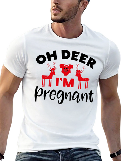 Oh Deer Im Pregnant T-Shirt