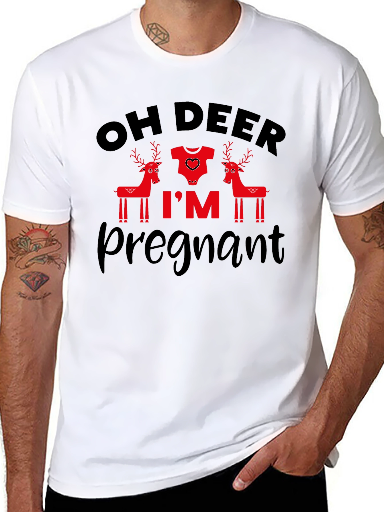 Oh Deer Im Pregnant T-Shirt