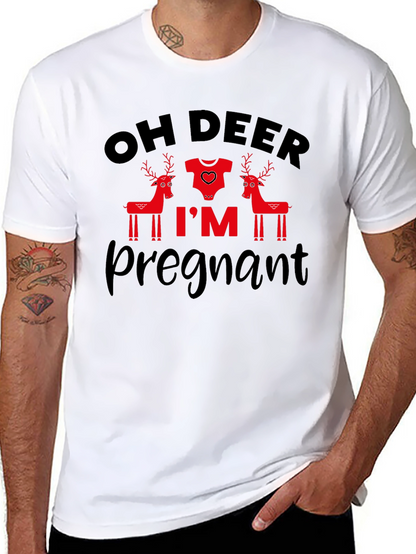 Oh Deer Im Pregnant T-Shirt