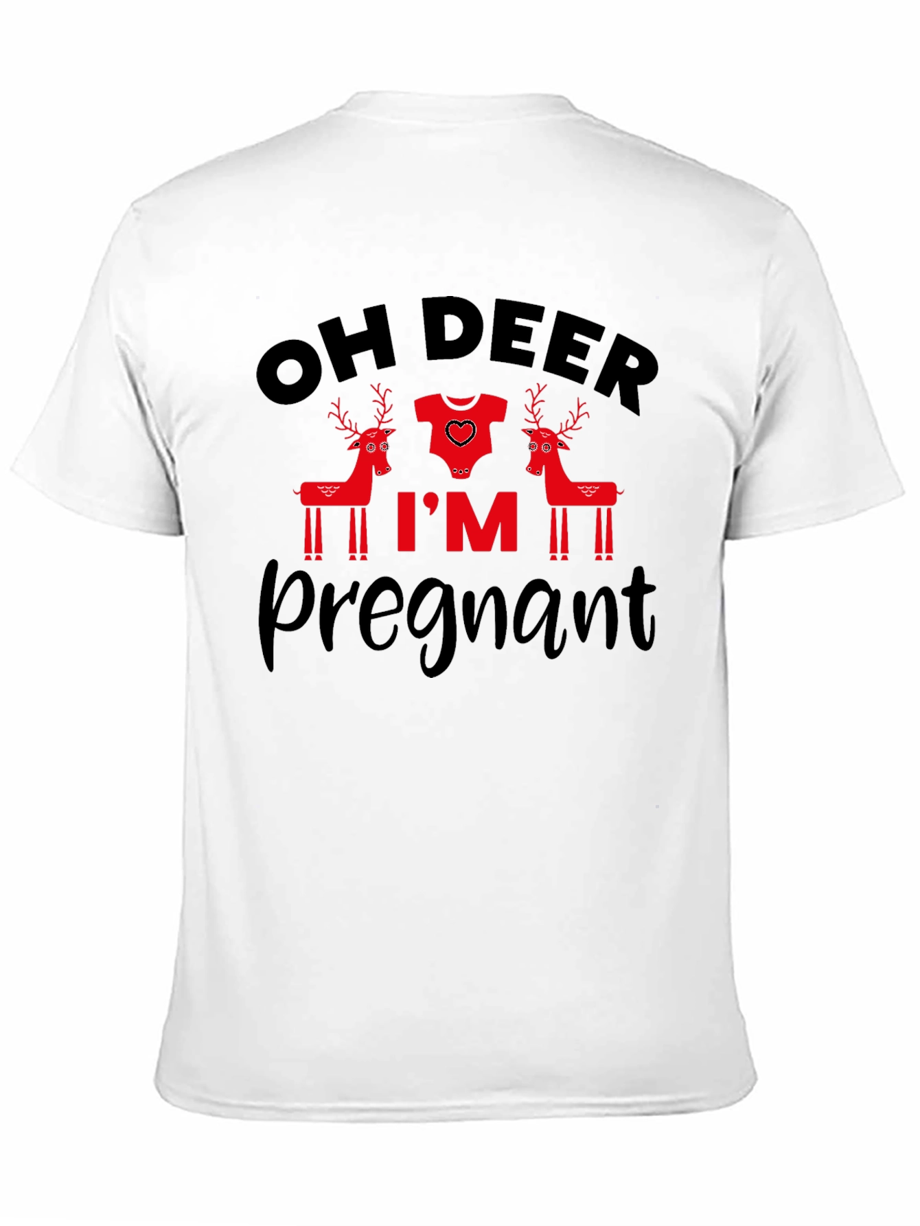 Oh Deer Im Pregnant T-Shirt