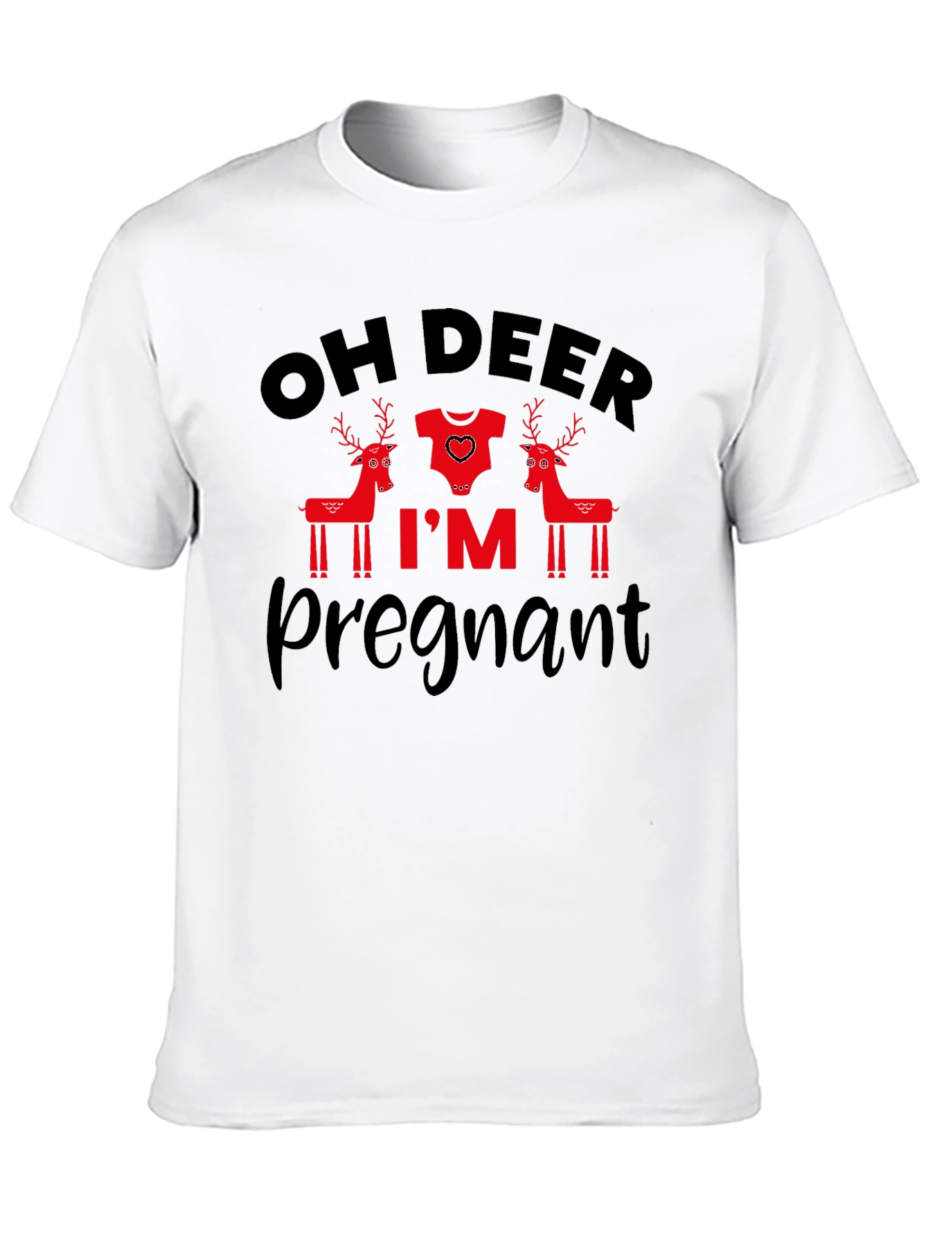 Oh Deer Im Pregnant T-Shirt