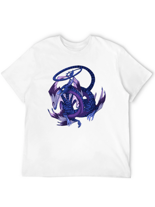 Dragon Graphic Print Crew Neck T-Shirt