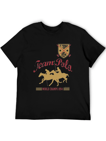 St. Thomas Team Polo 1954 Black T-Shirt