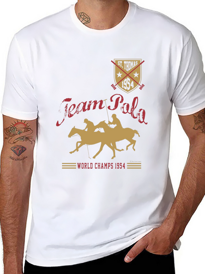 St. Thomas Team Polo 1954 Black T-Shirt
