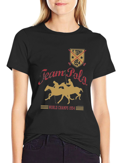 St. Thomas Team Polo 1954 Black T-Shirt