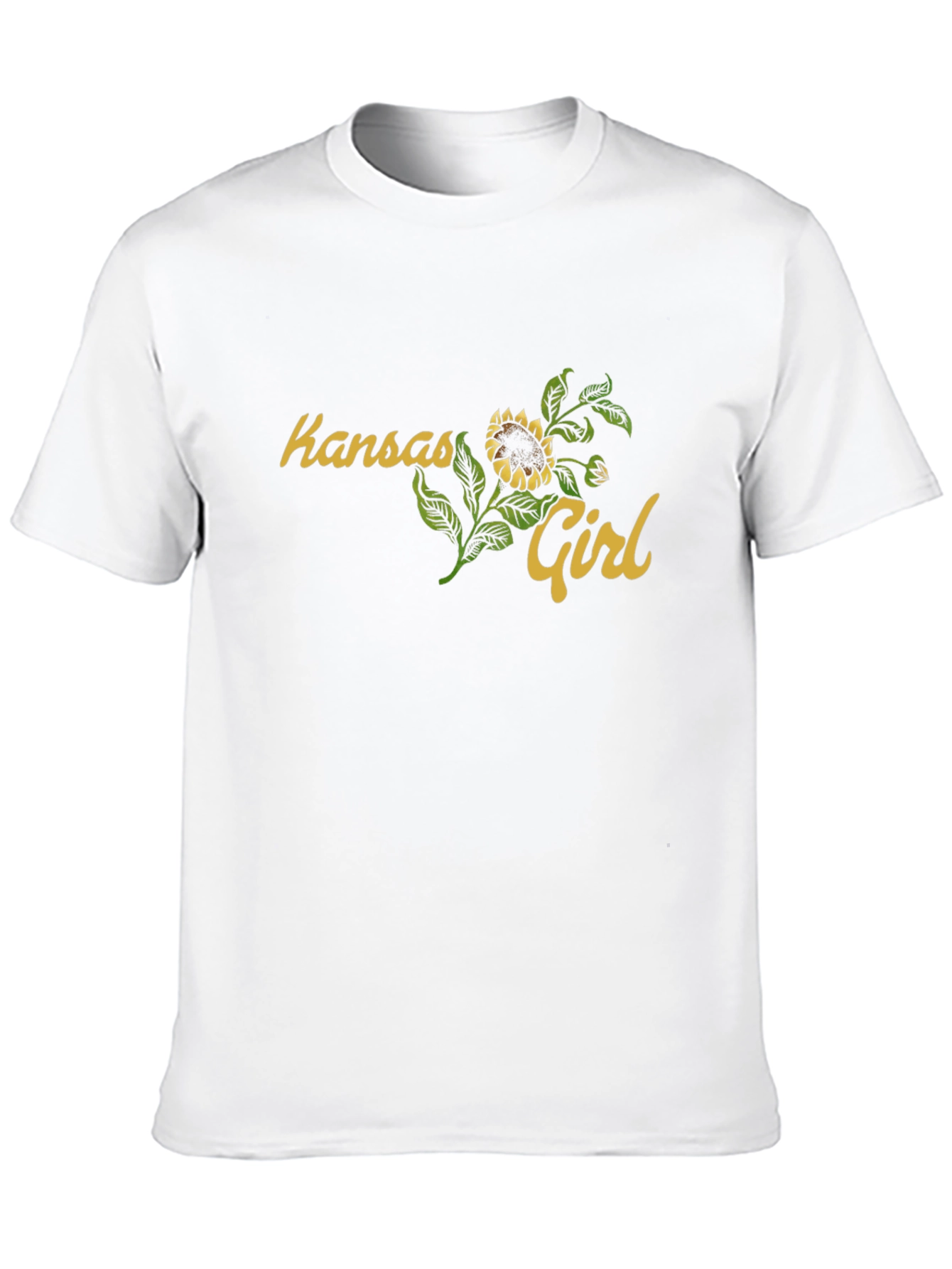 Kansas Girl Sunflower Graphic T-Shirt