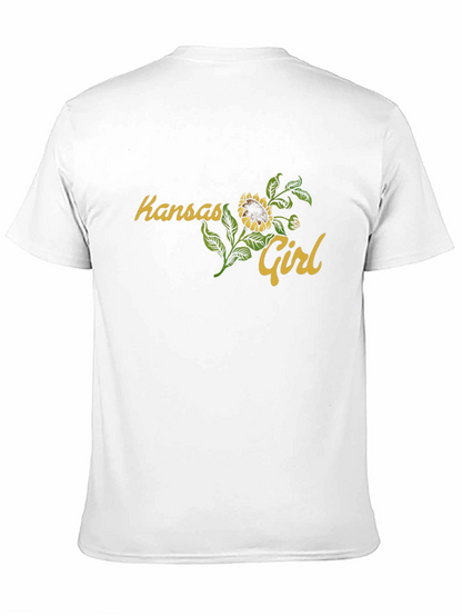 Kansas Girl Sunflower Graphic T-Shirt