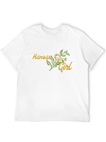 Kansas Girl Sunflower Graphic T-Shirt