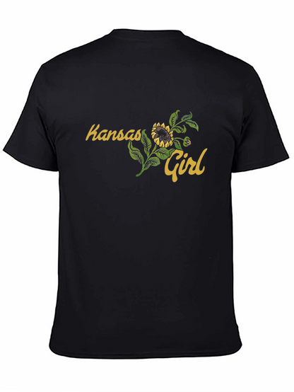 Kansas Girl Sunflower Graphic T-Shirt