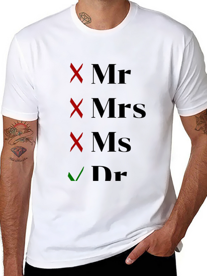 Doctor Novelty T-Shirt - Check the Box!