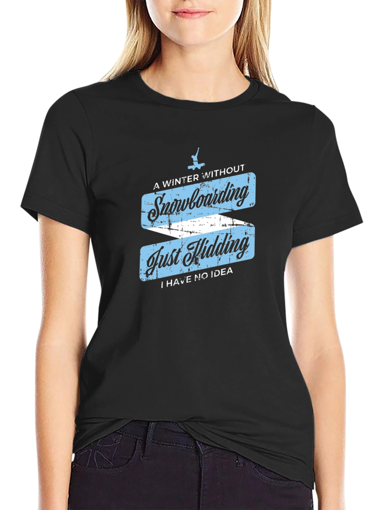 Funny Snowboarding T-Shirt - Winter Sports Apparel