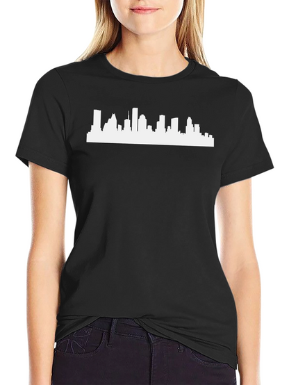 City Skyline Graphic Tee - Black