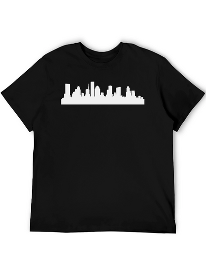 City Skyline Graphic Tee - Black