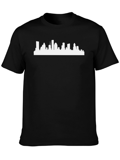 City Skyline Graphic Tee - Black