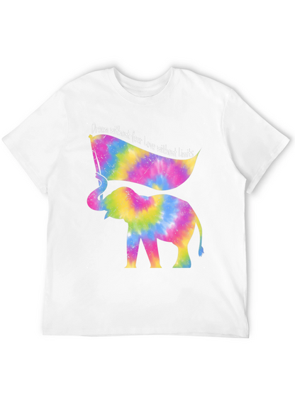 Tie Dye Elephant T-Shirt - Dream Without Fear