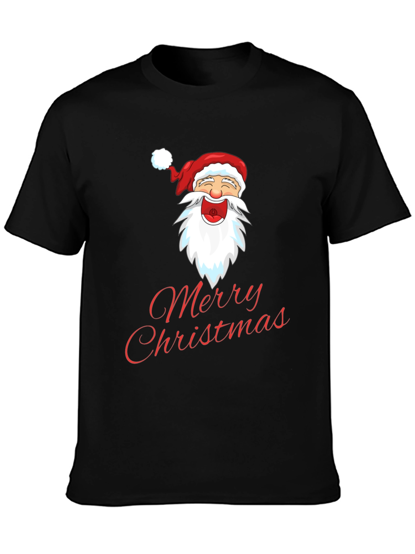 Merry Christmas Santa T-Shirt - Holiday Cheer