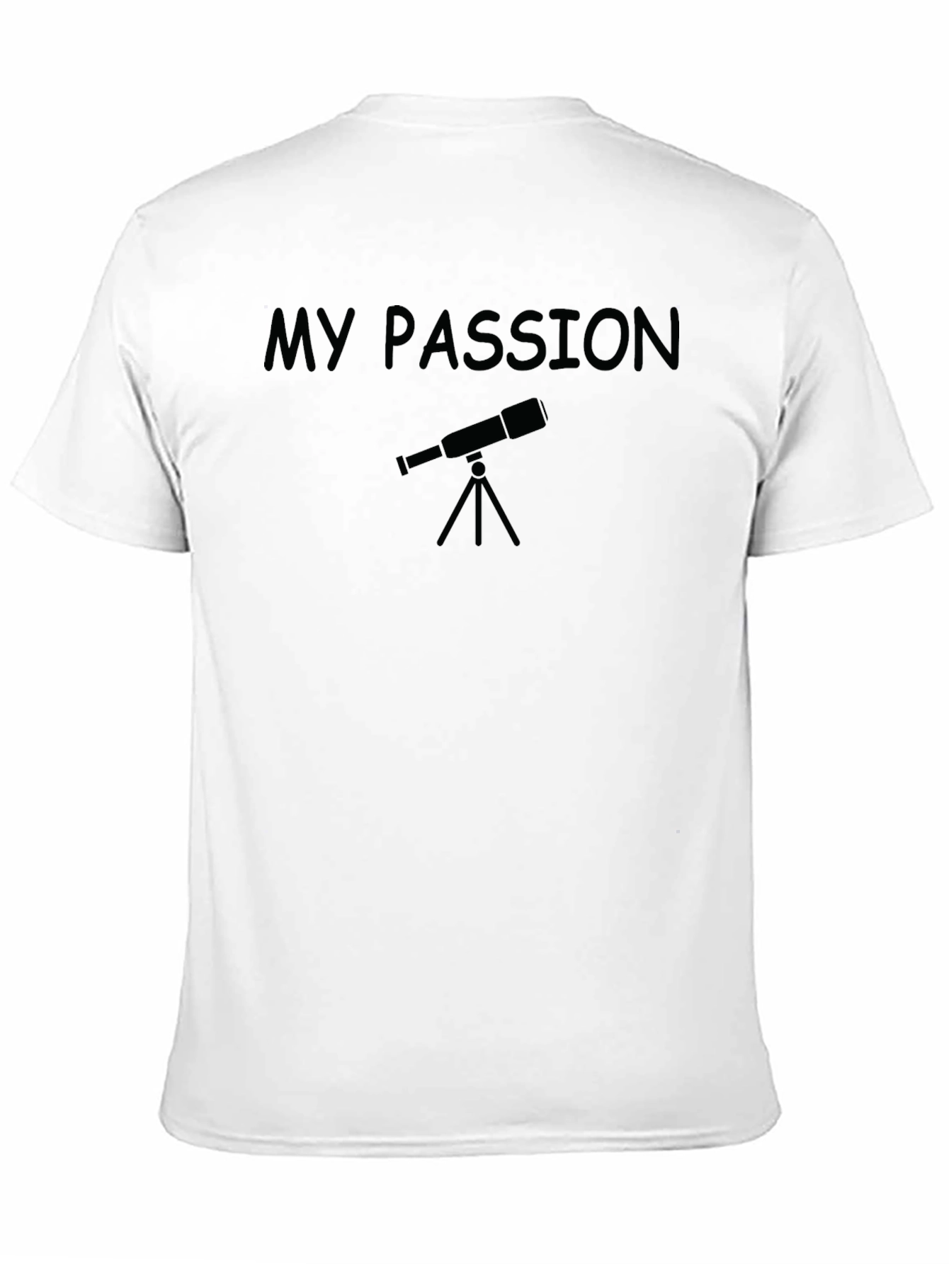 My Passion Astronomy Telescope Black T-Shirt