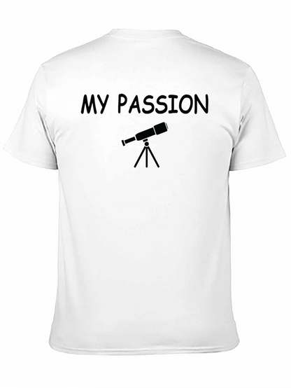 My Passion Astronomy Telescope Black T-Shirt
