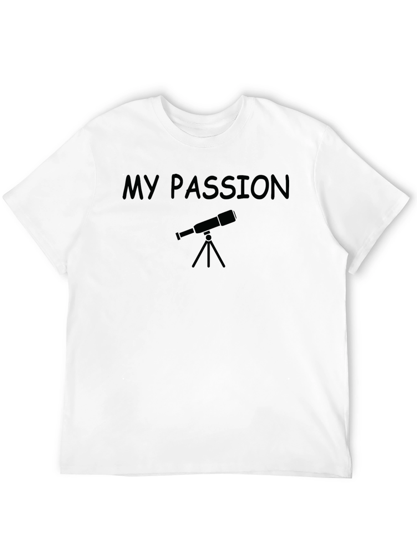 My Passion Astronomy Telescope Black T-Shirt
