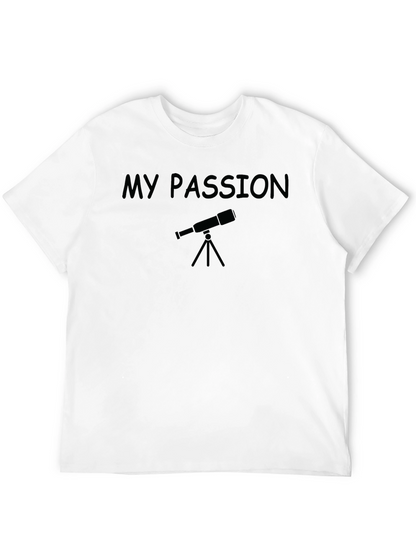 My Passion Astronomy Telescope Black T-Shirt