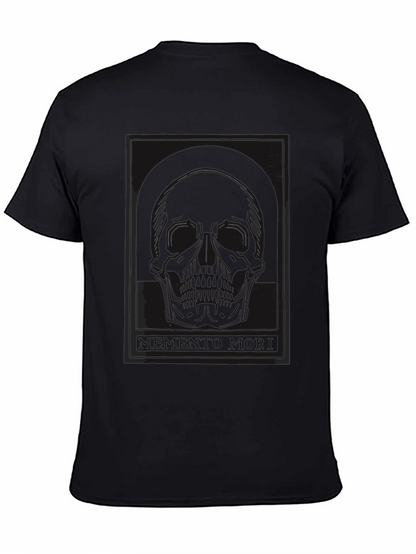 Memento Mori Skull T-Shirt - Dark Graphic Tee