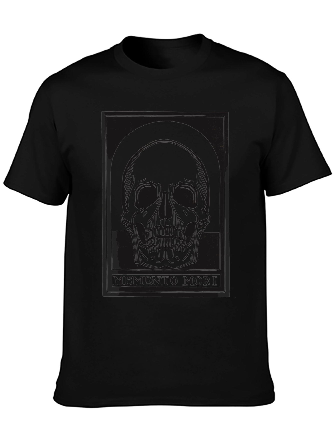 Memento Mori Skull T-Shirt - Dark Graphic Tee