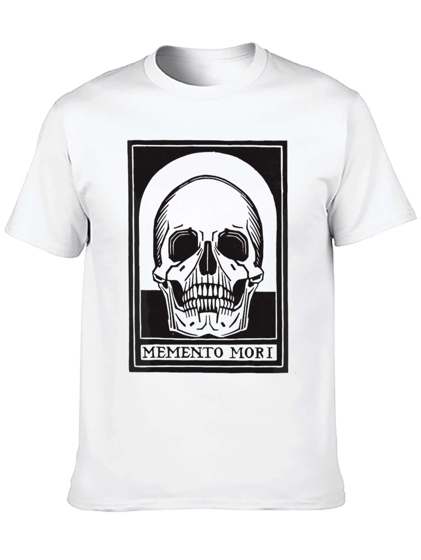 Memento Mori Skull T-Shirt - Dark Graphic Tee