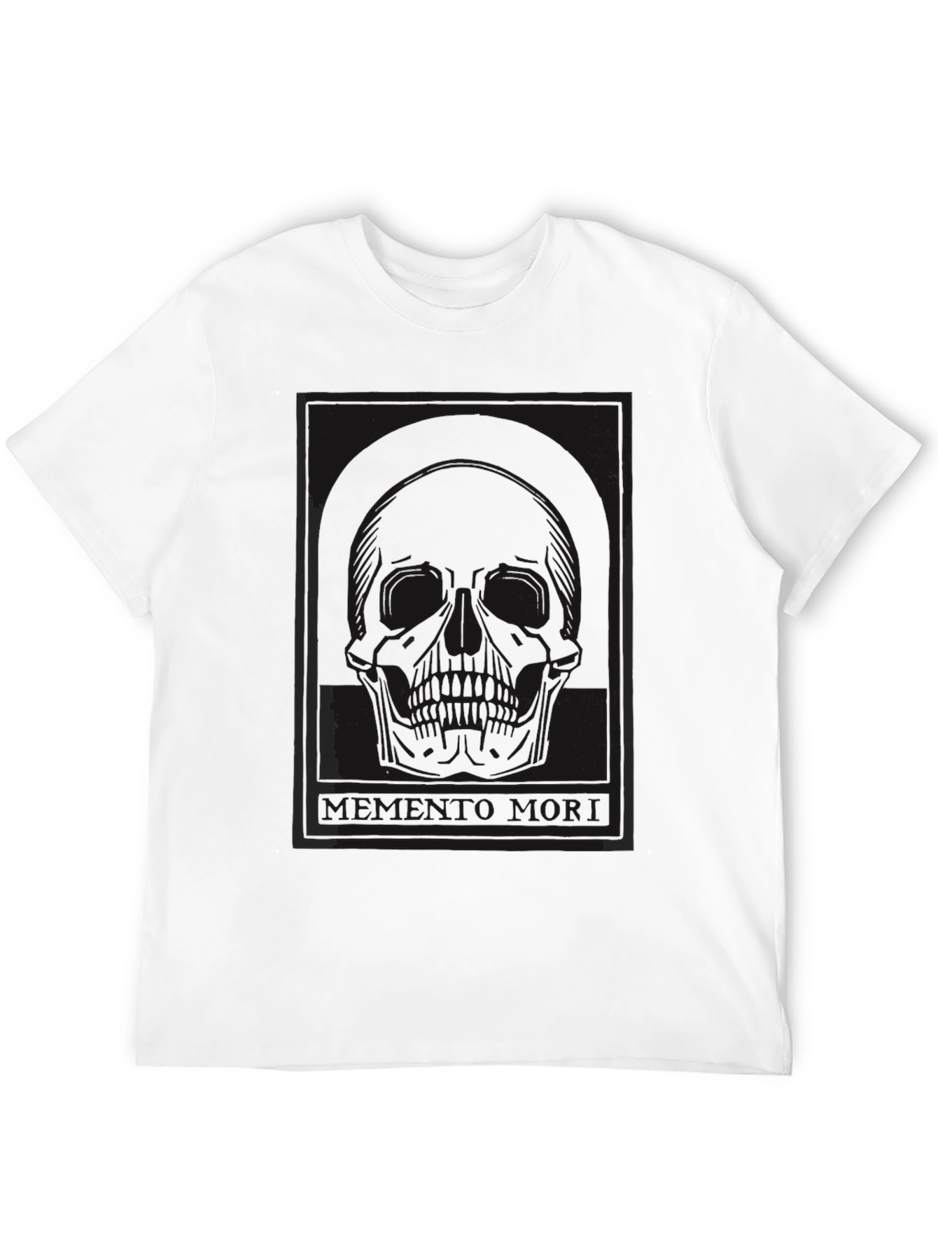 Memento Mori Skull T-Shirt - Dark Graphic Tee