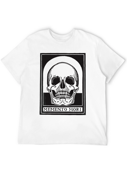 Memento Mori Skull T-Shirt - Dark Graphic Tee