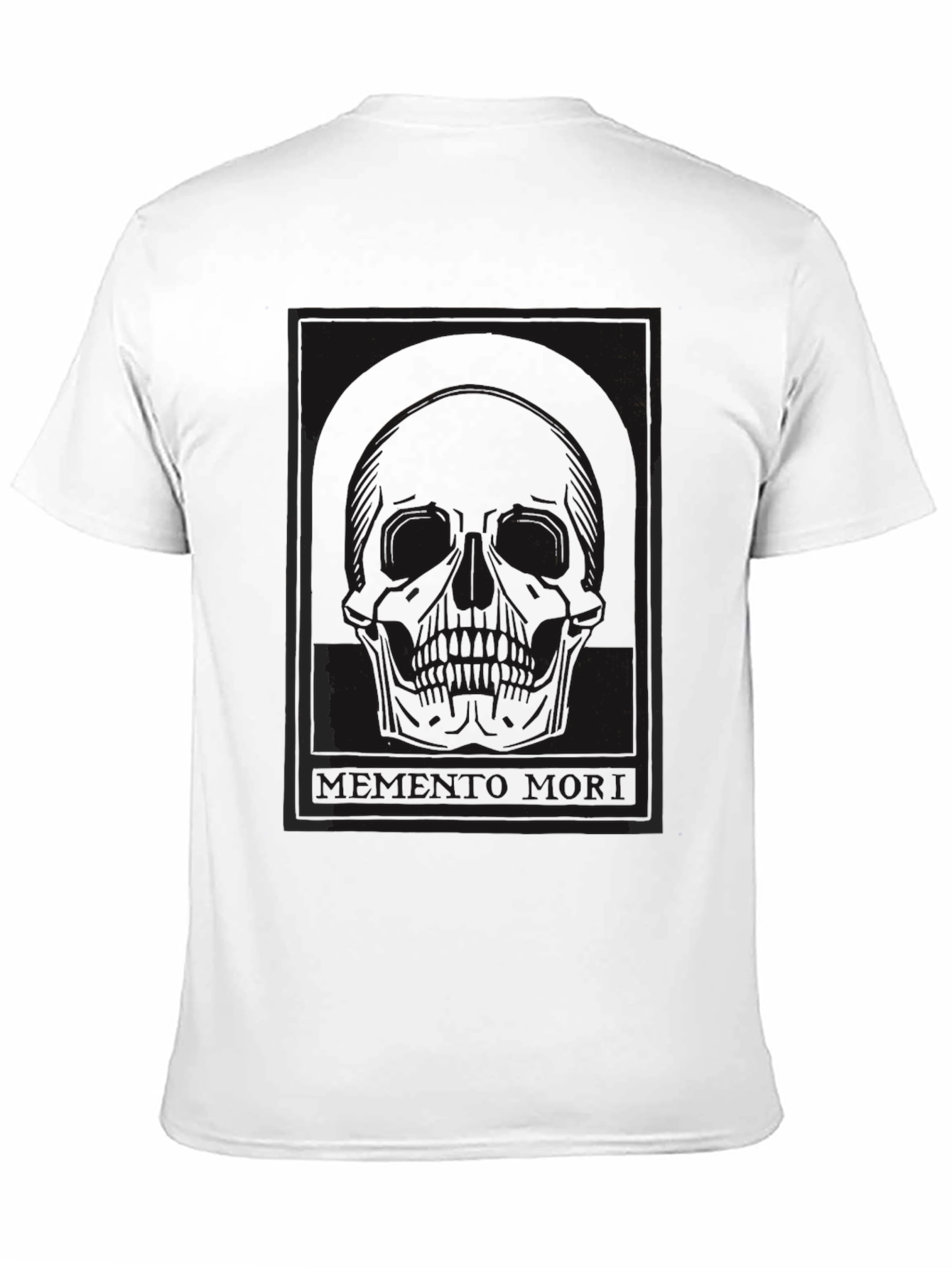 Memento Mori Skull T-Shirt - Dark Graphic Tee