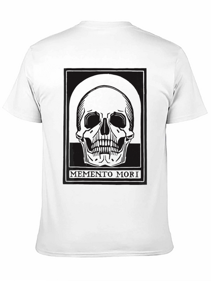 Memento Mori Skull T-Shirt - Dark Graphic Tee