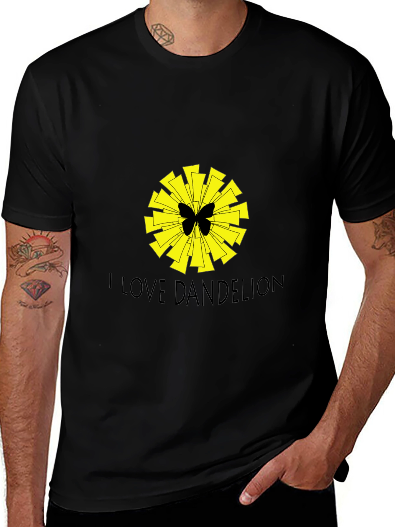 I Love Dandelion Graphic Tee
