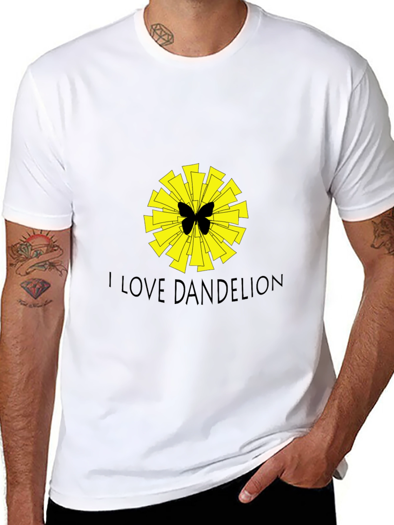 I Love Dandelion Graphic Tee