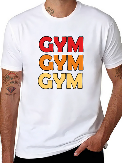 Triple GYM Text Tee - Workout Ready