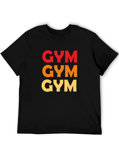 Triple GYM Text Tee - Workout Ready