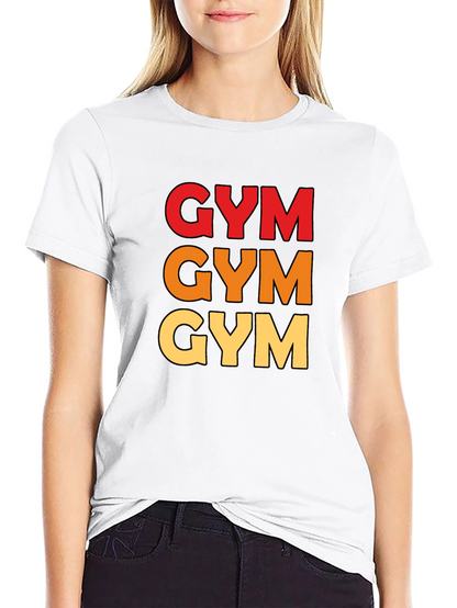 Triple GYM Text Tee - Workout Ready