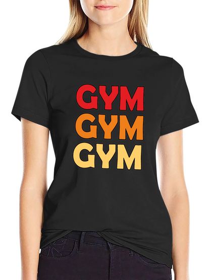 Triple GYM Text Tee - Workout Ready