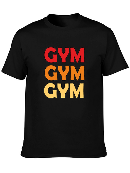 Triple GYM Text Tee - Workout Ready