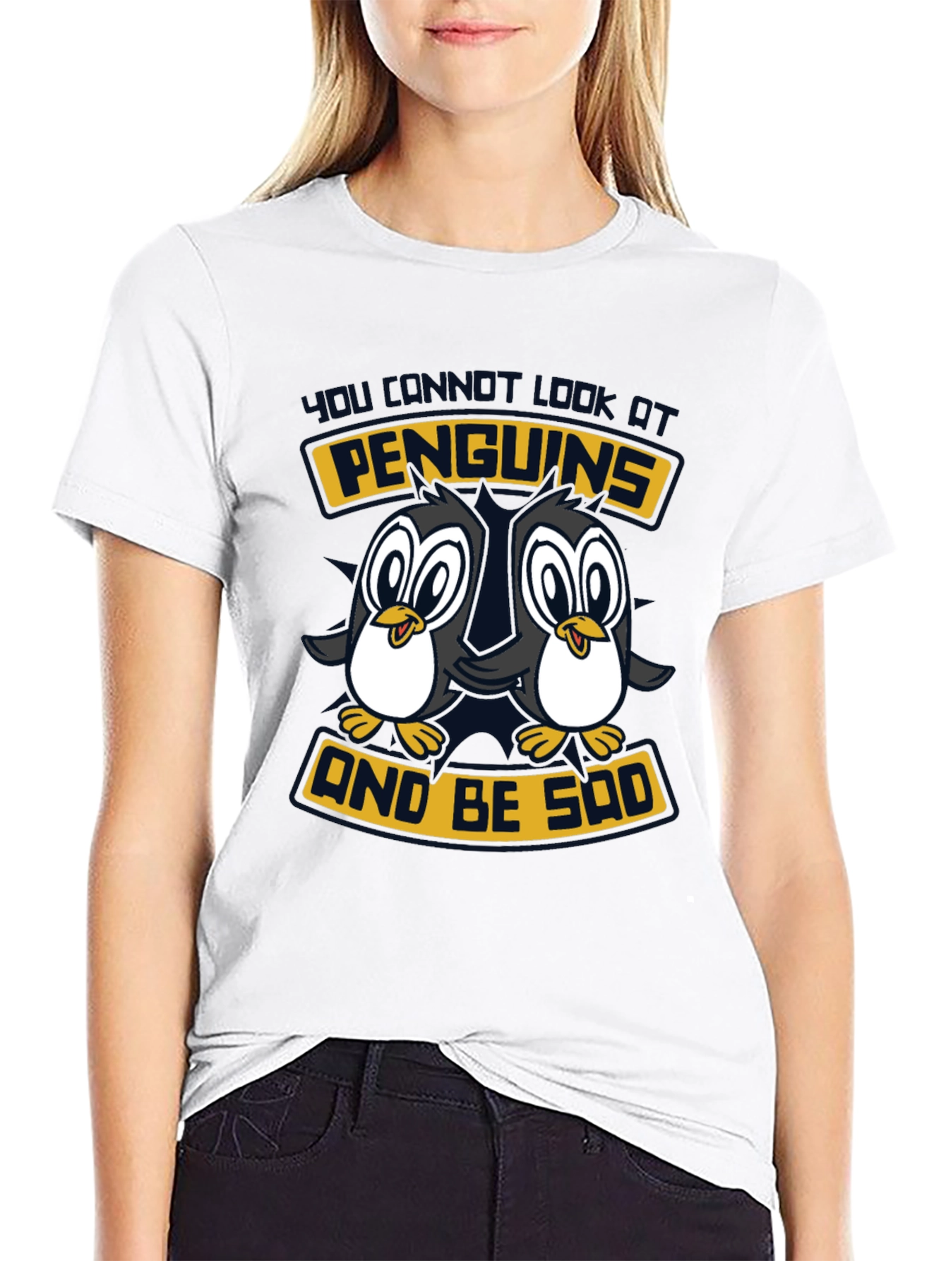 Penguin Graphic Tee - Happy Shirt