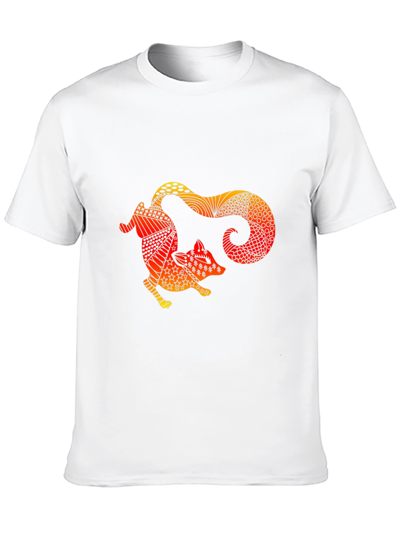 Fox Graphic Black T-Shirt Unique Design