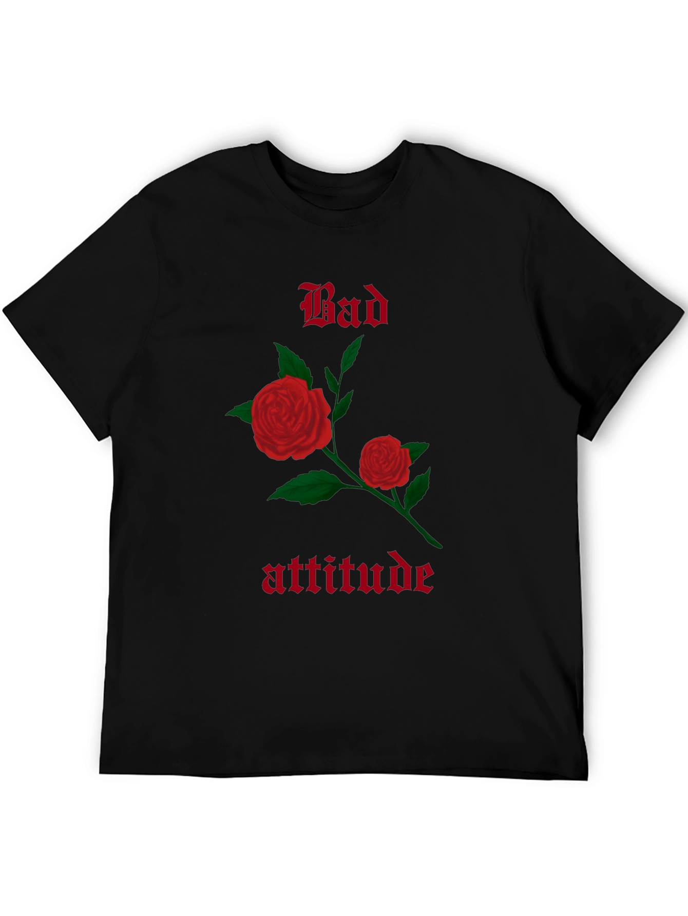 Bad Attitude Rose Graphic T-Shirt