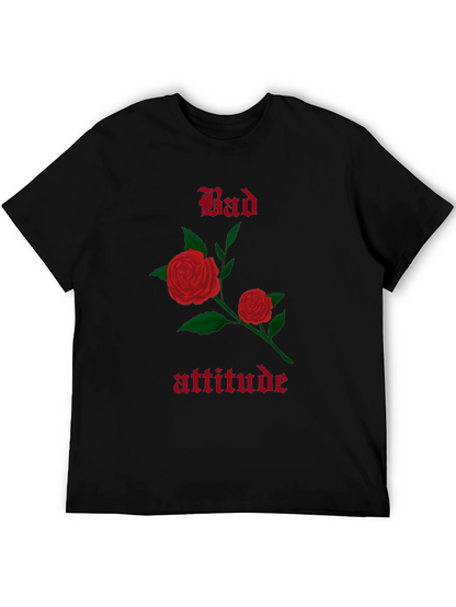 Bad Attitude Rose Graphic T-Shirt
